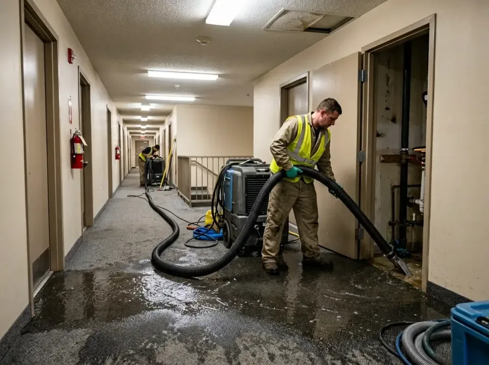multi-unit-apartment-hallway-f-005 — frequently asked questions, Emergency Burst Pipe Water Extraction & Removal in South Ve…